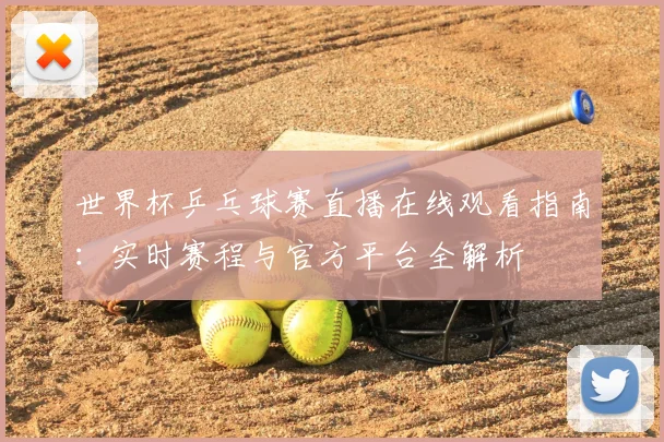 世界杯乒乓球赛直播在线观看指南：实时赛程与官方平台全解析